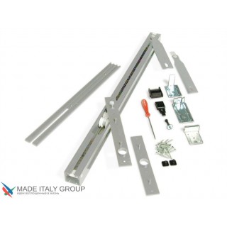 Трэк для рото механизма Ergon, комплект для двери LP=96/116 Silver T.E.