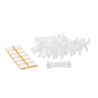 Х-Держатель для профиля Н 16шт+фетровые подкладки 12шт Х-Держатель для профиля Н 16шт+фетровые подкладки 12шт