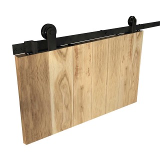 Комплект фурнитуры LUNA 100кг/2м на 1 дверь 850-1050 мм, черный матовый LN20 Комплект фурнитуры LUNA 100кг/2м на 1 дверь 850-1050 мм, черный матовый LN20