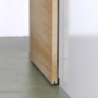 Нижний П проводник металлический, крепление к стене, черный матовый Нижний П проводник металлический, крепление к стене, черный матовый