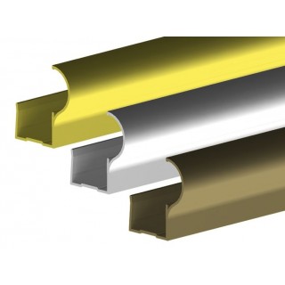Профиль ал.верт.симетр.д/разд.дв.F-D16х2700 золото Профиль ал.верт.симетр.д/разд.дв.F-D16х2700 золото