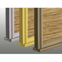 Профиль ал.верт.симетр.д/разд.дв.F-D16х2700 золото Профиль ал.верт.симетр.д/разд.дв.F-D16х2700 золото