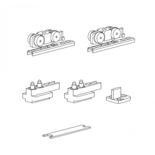 Ролики для раздвижных дверей Terno 80 Hide Ролики для раздвижных дверей Terno 80 Hide