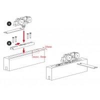 Ролики для раздвижных дверей Terno 80 Hide Ролики для раздвижных дверей Terno 80 Hide