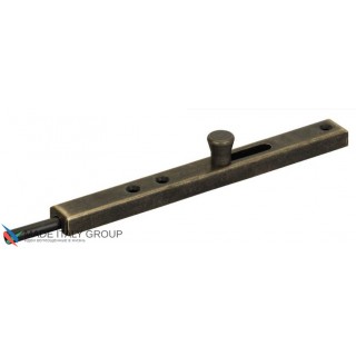 231OA20 Задвижка дверная усиленная ALDEGHI 200мм античная бронза