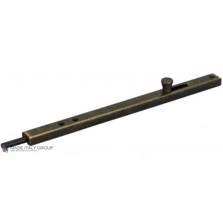 231OA50 Задвижка дверная усиленная ALDEGHI 500мм античная бронза