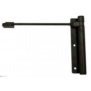 114ZN170D Доводчик дверной пружинный до 60кг ALDEGHI ГЕРКУЛЕС (170x39мм) черный