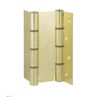 CODE 87 AO 155-40 Дверная петля пружинная двусторонняя ALDEGHI 155x40 матовая латунь