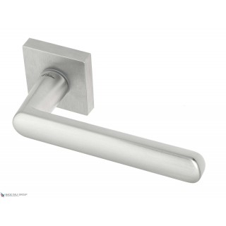 Дверная ручка на квадратном основании Fratelli Cattini "NEVADA" 8-CS матовый хром