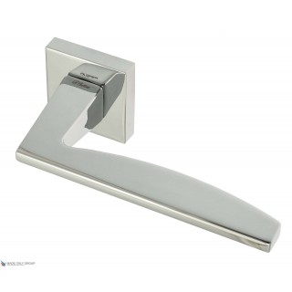 Дверная ручка на квадратном основании Fratelli Cattini "TECH" 8-CR полированный хром