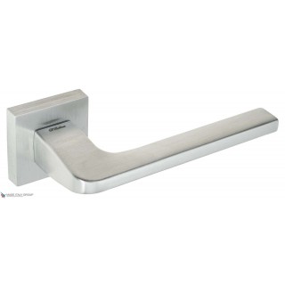 Дверная ручка на квадратном основании Fratelli Cattini "BOSTON" 8-CS матовый хром