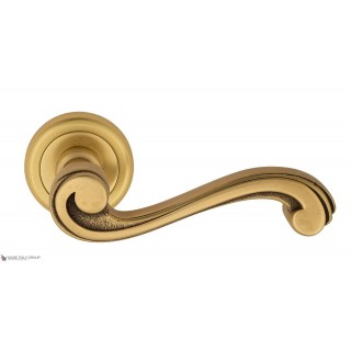 Дверная ручка Venezia VIVALDI D1 французское золото + коричневый